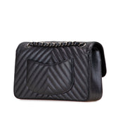 Medium Classic Chevron Caviar Double Flap